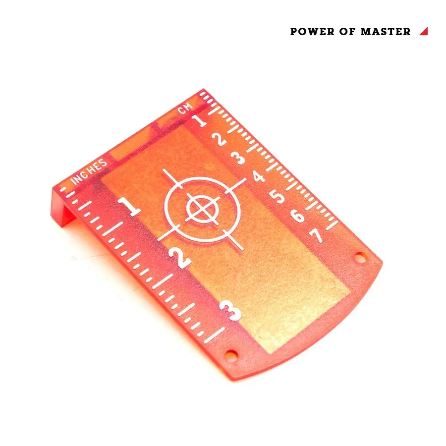

Magnetic Target Plate For Rotary Cross Line Laser Level Horizontal & Vertical Laser Enhancement & Distance Measurer
