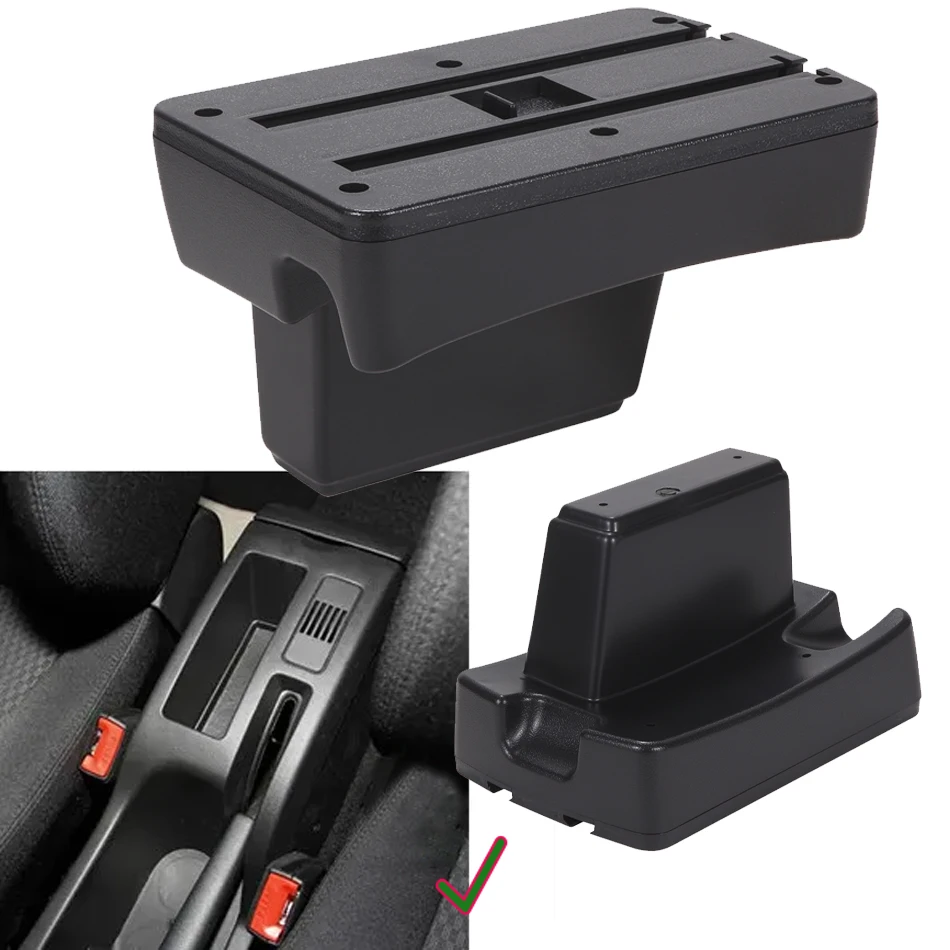 Picture 3: For Peugeot 307 Armrest Box For Peugeot 307 CC Convertible Car Armrest Storage Box Interior Retrofit Dedicated Car Accessories