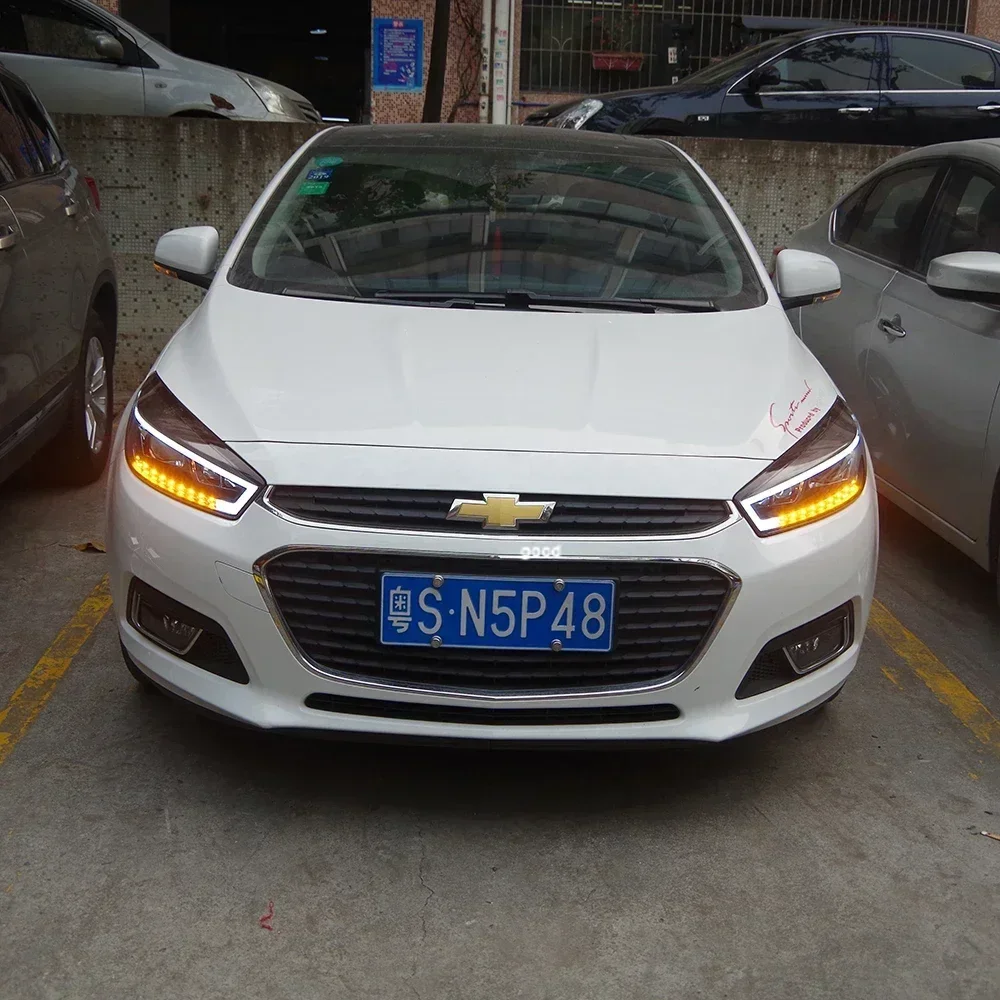 

For Chevrolet Cruze 2015-2016 Led Auto Headlights Assembly Upgrade High Configure 2 Projector Lens Car Front Lamps Accessories