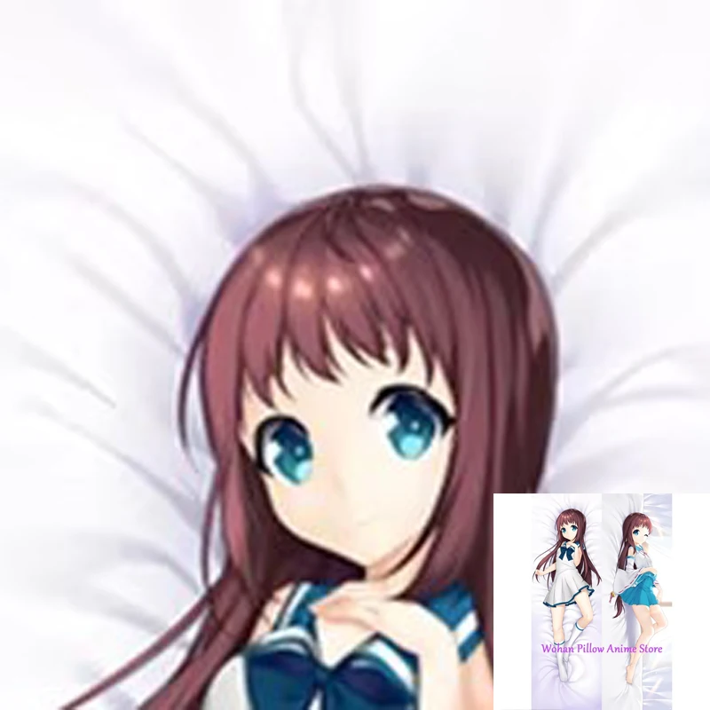 

Dakimakura Anime Pillow Cover Manaka Mukaido Double Sided Print Life-size Halloween Christmas Decoration