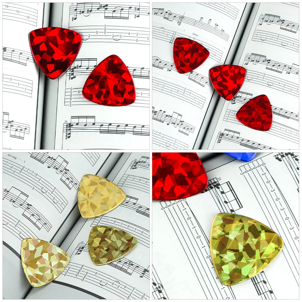 

2Pcs Guitar Picks Durable ABS 0.96mm Thickness Solid Ukulele Thumb Pick Acoustic Electric Bass Guitar Accessories