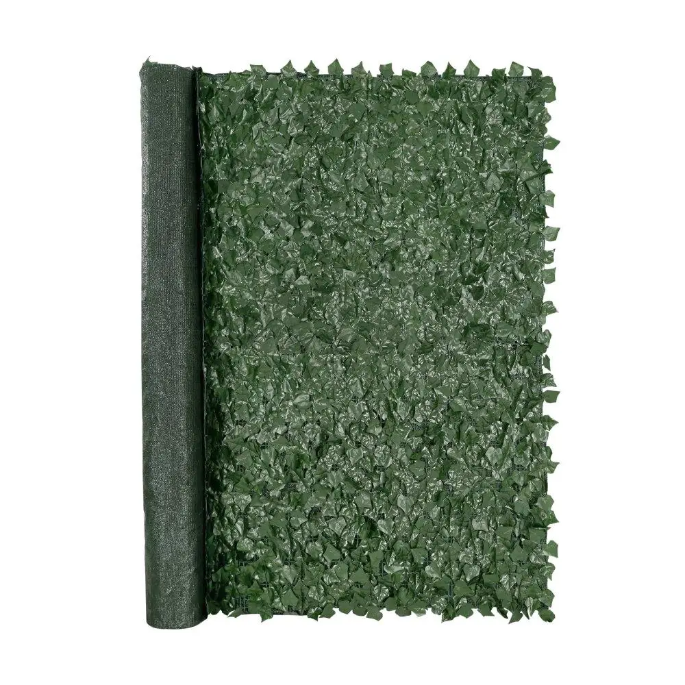 

Artificial Green Wall Fence 96x72 inches Mesh Cloth Backing Strengthened Joint for outdoor Garden Yard Balcony Faux Ivy Hedges