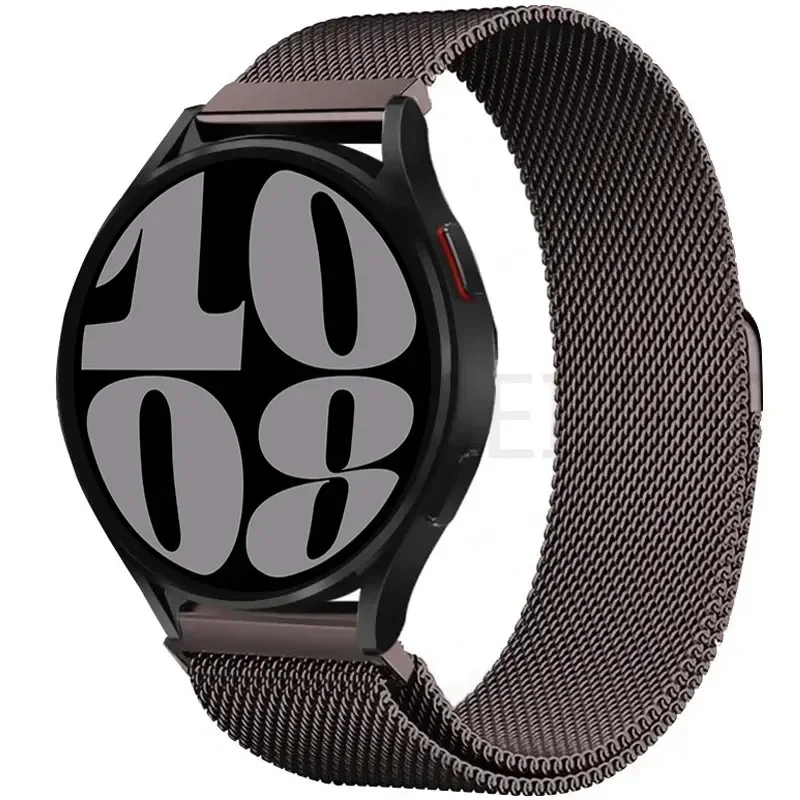 22 mm 20 mm Milanese-Loop-Armband für Samsung Galaxy Watch 7 6 5 4 44 mm 40 mm magnetisches Metallarmband Galaxy Watch 4/6 Classic-Armband
