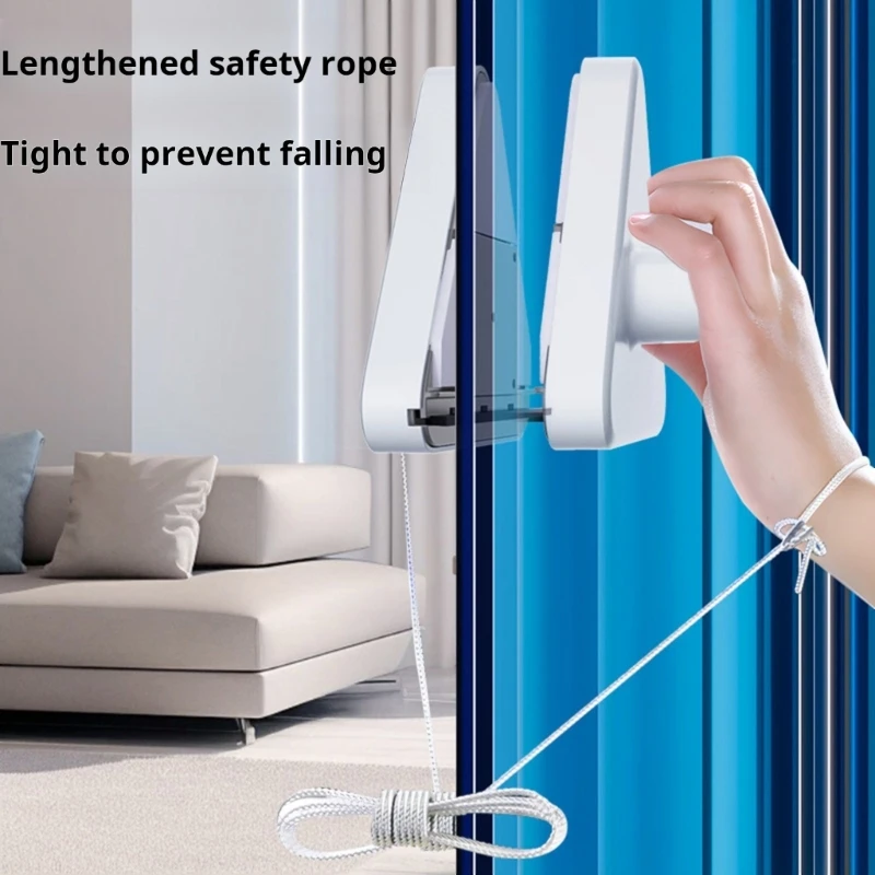 Leistungsstarkes magnetisches Glasreiniger-Fensterreinigungswerkzeug für den Innen- und Außenbereich zur Glasreinigung mit einer – Detail 1