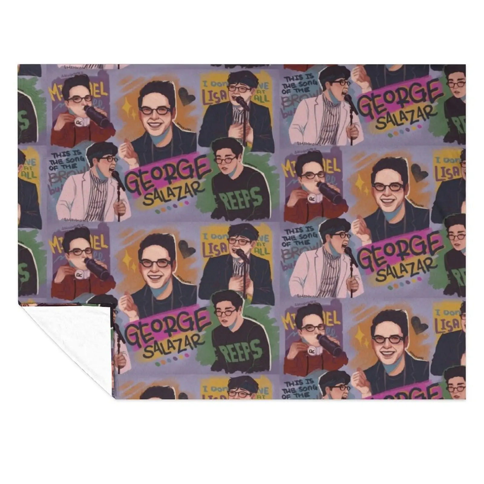 

George Salazar Throw Blanket Luxury Brand Weighted Travel Blankets