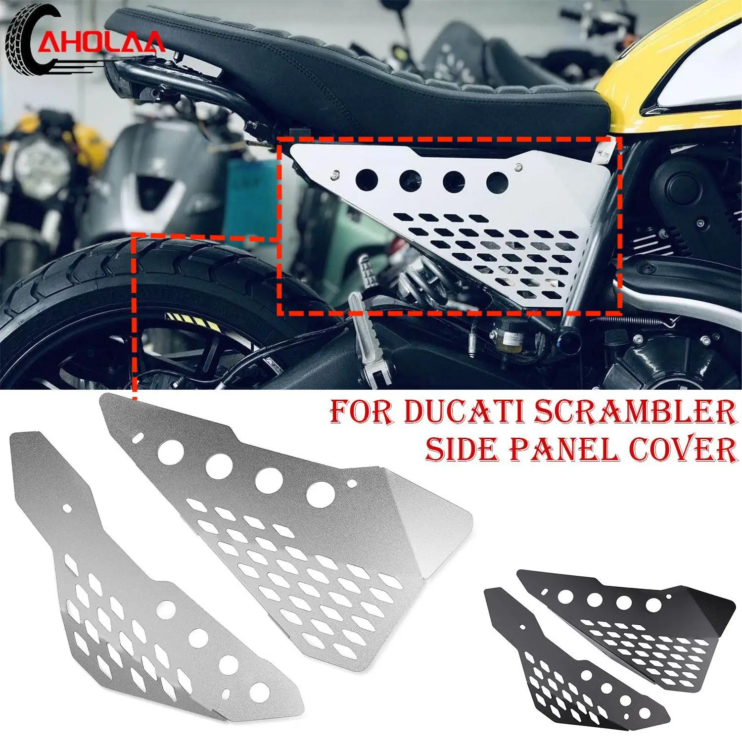 Motorcycle Left Right Frame Panel Guard Protector Side Cover for Ducati Scrambler Icon Sreet Classic Urban Enduro Protection