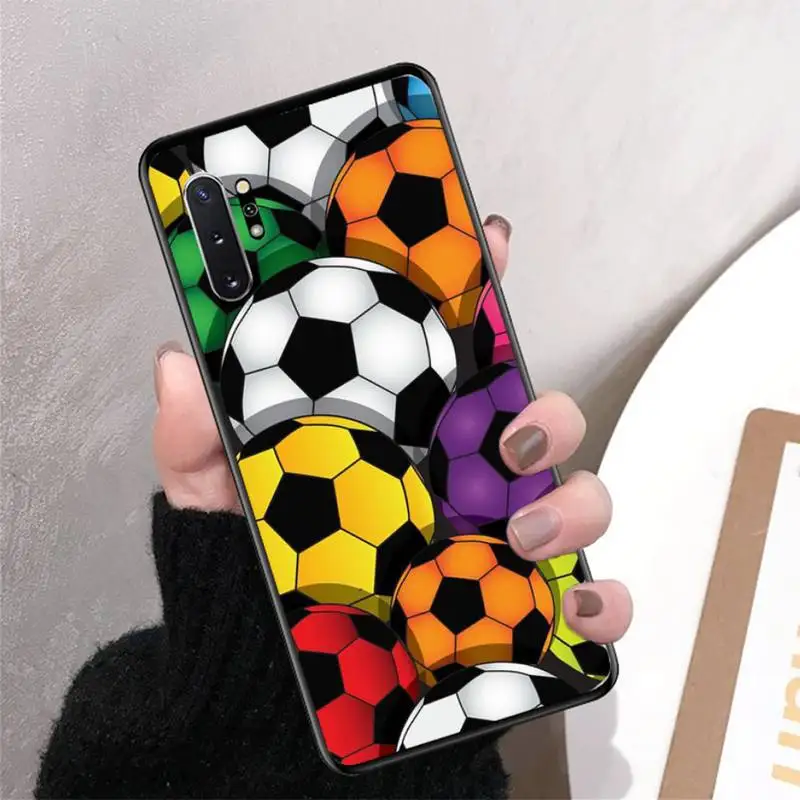 MaiYaCa Football Passion Soccer Ball Phone Case for Samsung Note 5 7 8 9 10 20 pro plus lite ultra A21 12 02