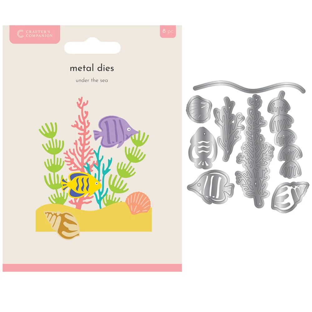 Under the Sea Holliday Cutting Dies Embossing Scrapbook Paper Cutting Greeting Cards Knife Mold Decorative Crafts Punch Stencil