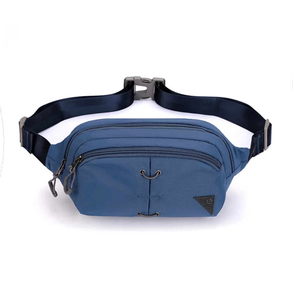 

New Waterproof Waist Bag Nylon Green Color Chest Bag Large Storage Lightweight Storage Bag Outdoor