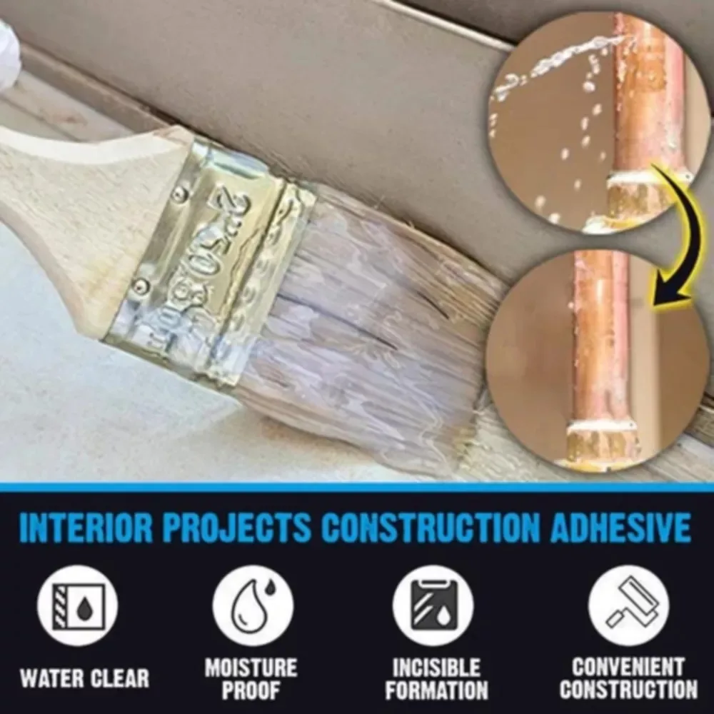 New Strong Invisible Waterproof Agent Transparent Insulating Sealant Leak-Free Glue Adhesive Sealing Coating Toilet Repair Tools