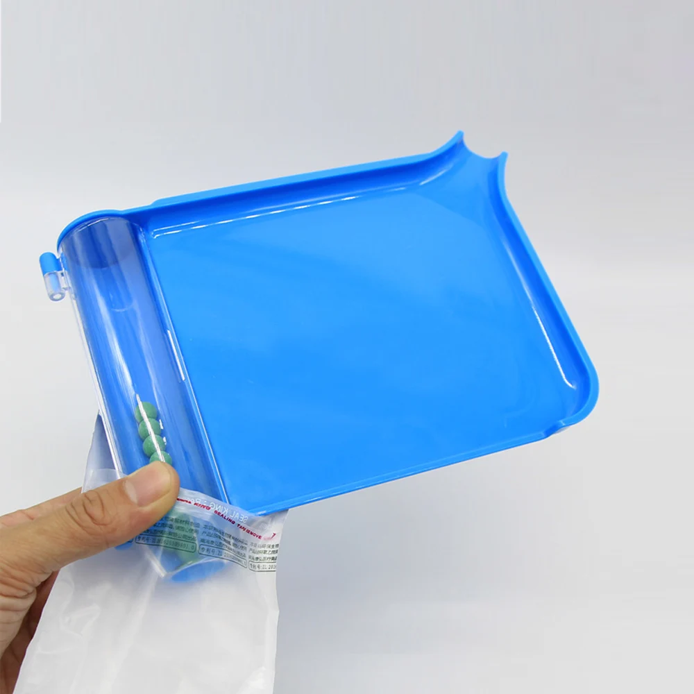 

1Set Medications Counter Dispenser Plastic Tray Pills Counting Tray with Spatula Pharmacy Lab Home Doctor Pharmacists Tool