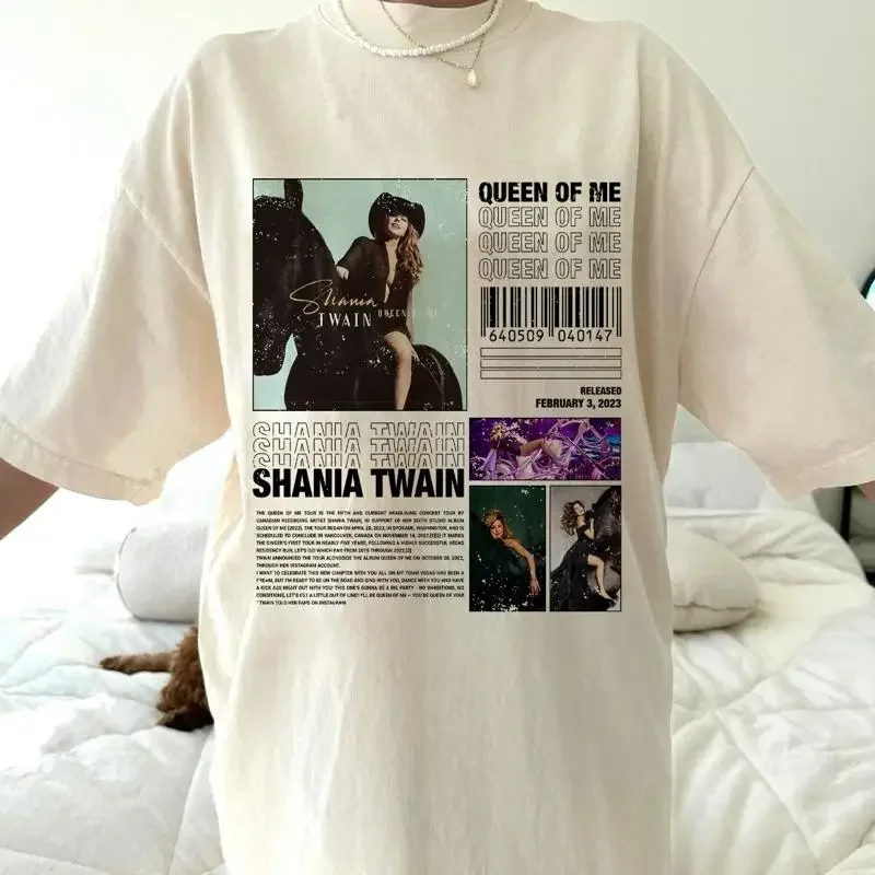 Shania Twain Country-Musik-T-Shirt, trendiges Outdoor-T-Shirt HA0631