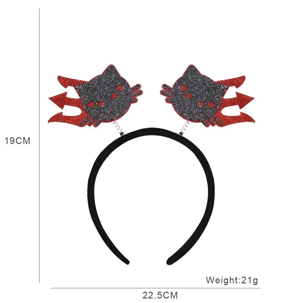 

New Cartoon Halloween Headband Happy Halloween Bat Masquerade Decorations Hair Accessories Party Cosplay Hairband Cosplay Props