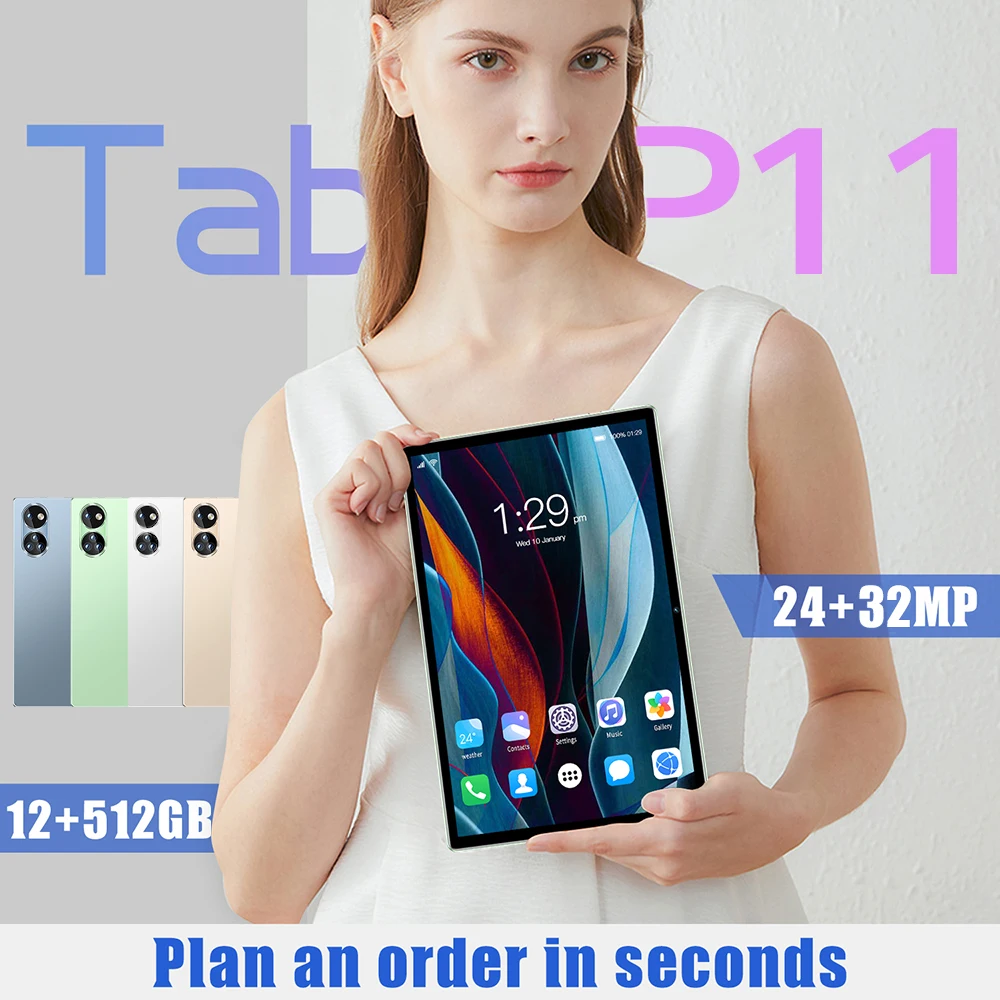 Tablet PC New 10.1-inch tablet Eye Care Game Office Brush video Students learn with Tablet Type-C interface