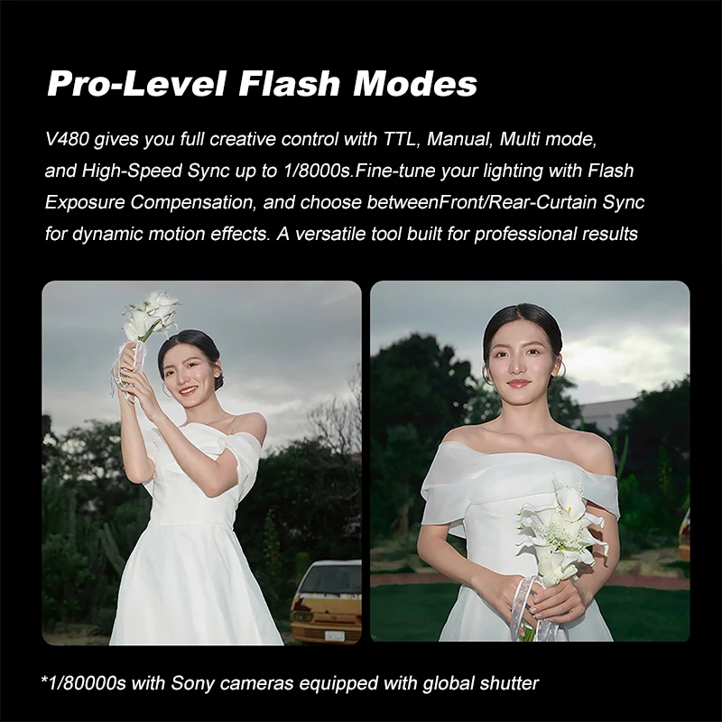 Godox V480 C/S/N/O/F TTL كاميرا ليثيوم أيون ضوء فلاش مع X2t X3 Speedlite 2.4G لاسلكي لسوني كانون نيكون فوجي فيلم أوليمبوس