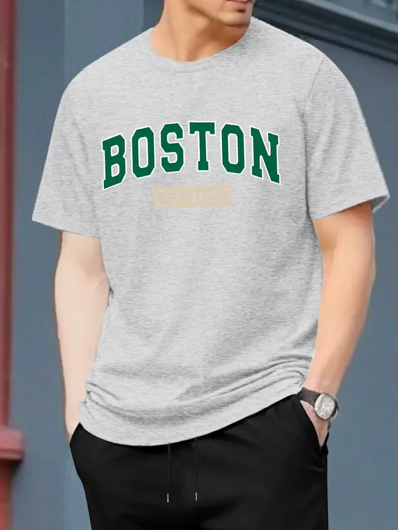 تيشيرت رجالي بأكمام قصيرة مصنوع من القطن الخالص بنمط سيف الساموراي الياباني مطبوع عليه ستايل عادي عصري #6