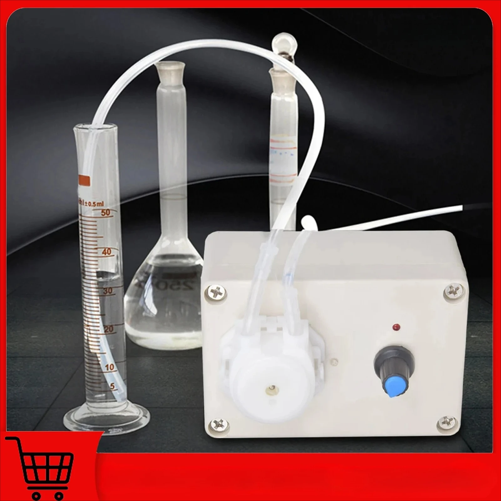 110‑240V Peristaltic Liquid Pump Dosing Pump Industrial Peristaltic Liquid Pump Adjustable Flowing Dosing Pump US Plug Pump