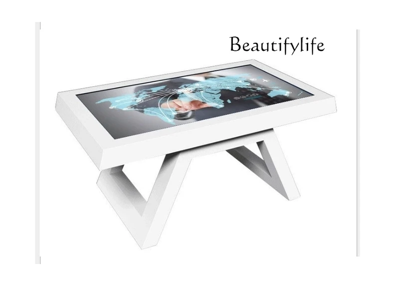 Smart touch all-in-one machine Capacitive screen Interactive desktop touch screen Multi-touch lifting all-in-one machine