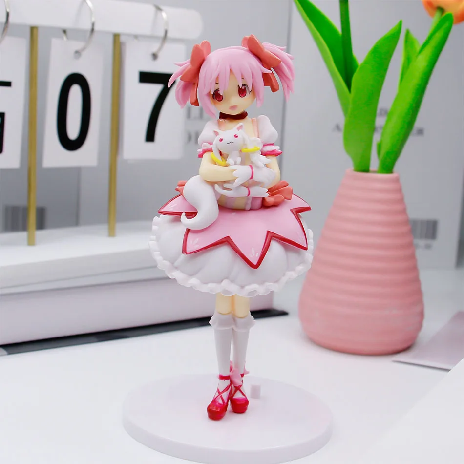 In Voorraad 18 CM Sega Kaname Madoka Tamaki Iroha Anime Action Pvc Figuur Model Pop Speelgoed Beeldje Collectiable Ornament Gift Kids
