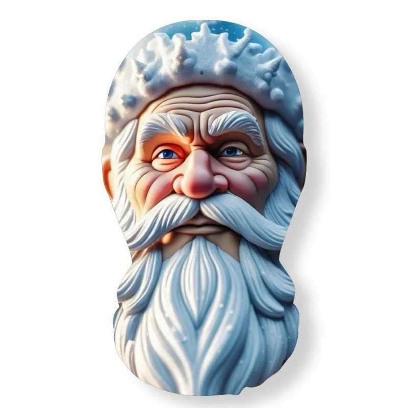 Christmas Series Skull Mask Elastic Mesh Breathable Full Face Santa Claus Party Cosplay Funny Props Balaclava Headcovers