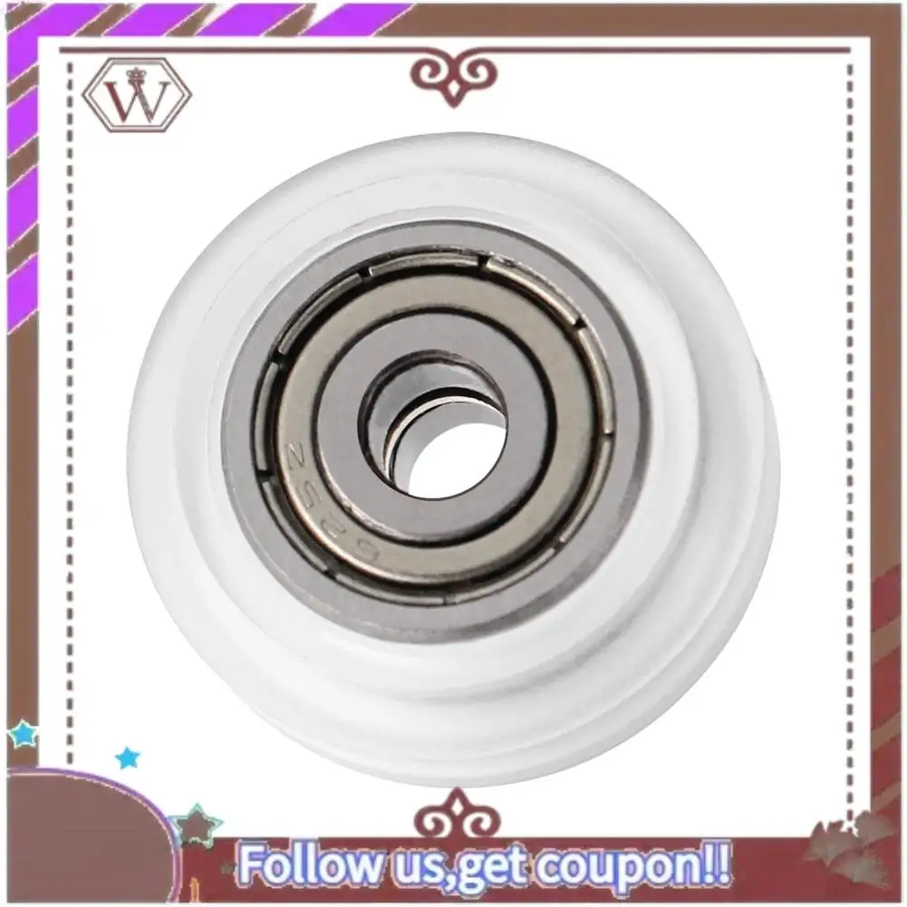 ABBG-26PCS عجلات بكرة شفافة 625Zz عجلة بكرة بلاستيكية السلبي عجلة مستديرة الأسطوانة للطابعة ثلاثية الأبعاد من سلسلة Creality CR-10