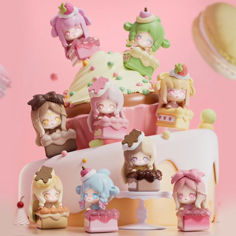 

New Hot Blokees Ye Lo Li Afternoon Tea Time Trendy Toys Blind Box Diy Pendants Kawaii Character Models Accessories Gifts Toys