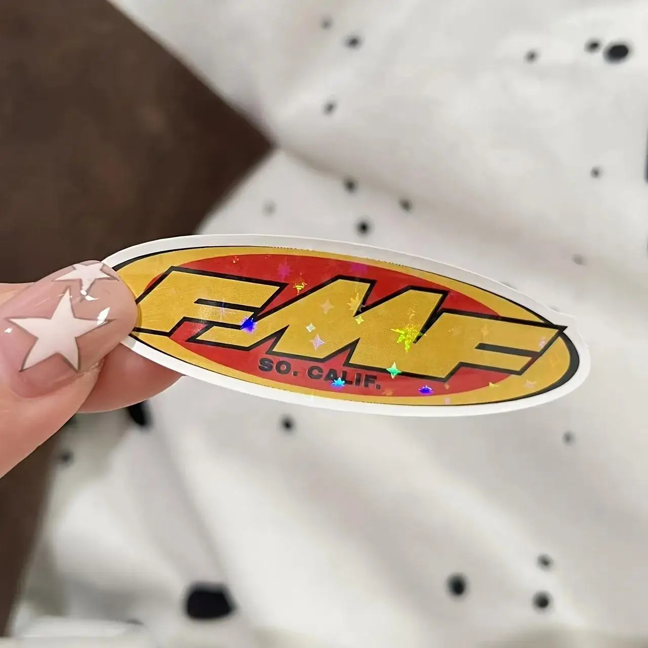 

FMF California Vinyl Sticker, Irregular Durable Wear-resistant Decal