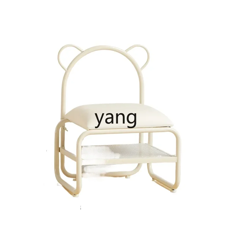 

CX cream wind small stool, cute bear shape