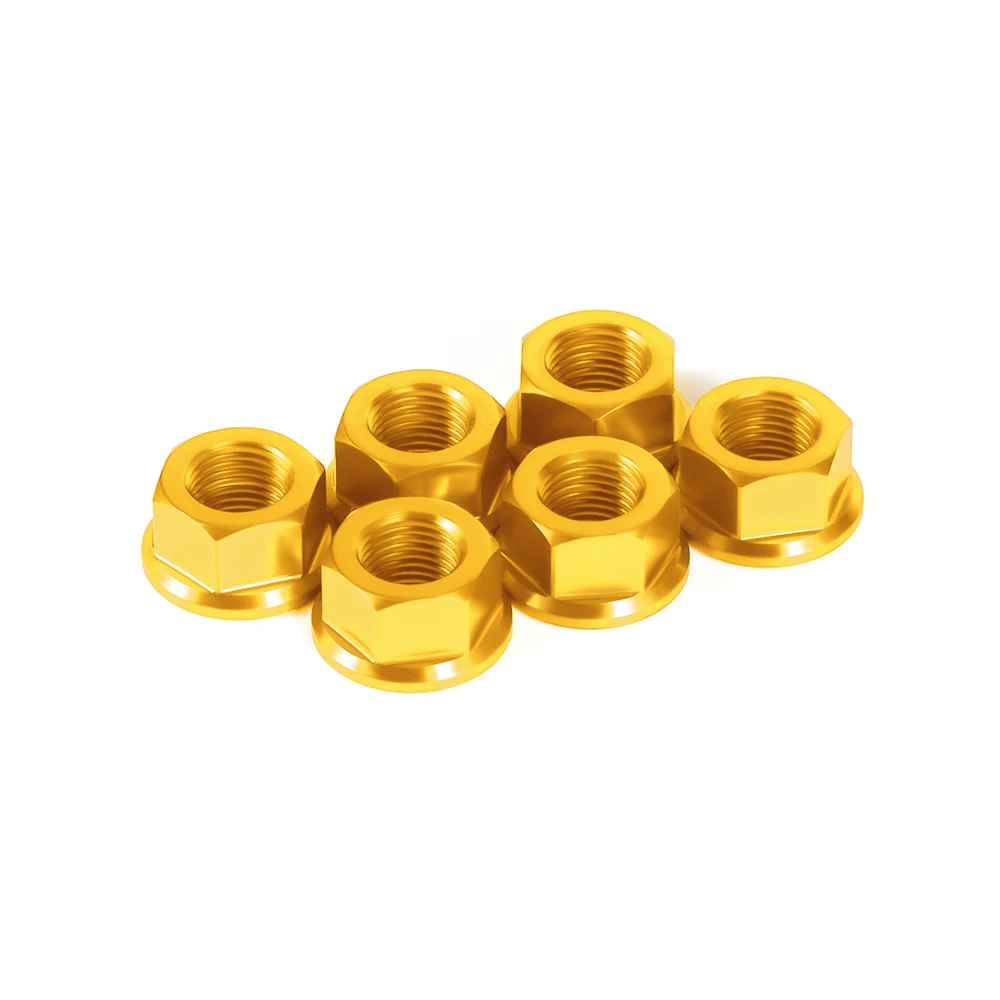 

6PCS Motorcycle Rear Wheel Sprocket Nuts For Ducati 1100 Panigale V4 1198 R/S 1199 1299 Panigale V2 Streetfighter v2 v4
