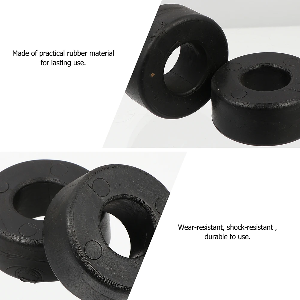 

4pcs Feet Bumpers Fitness Equipment Buffers Cushions Damping Blocks Gym Home Workout Equipment Rubber Gaskets Furniture Legs