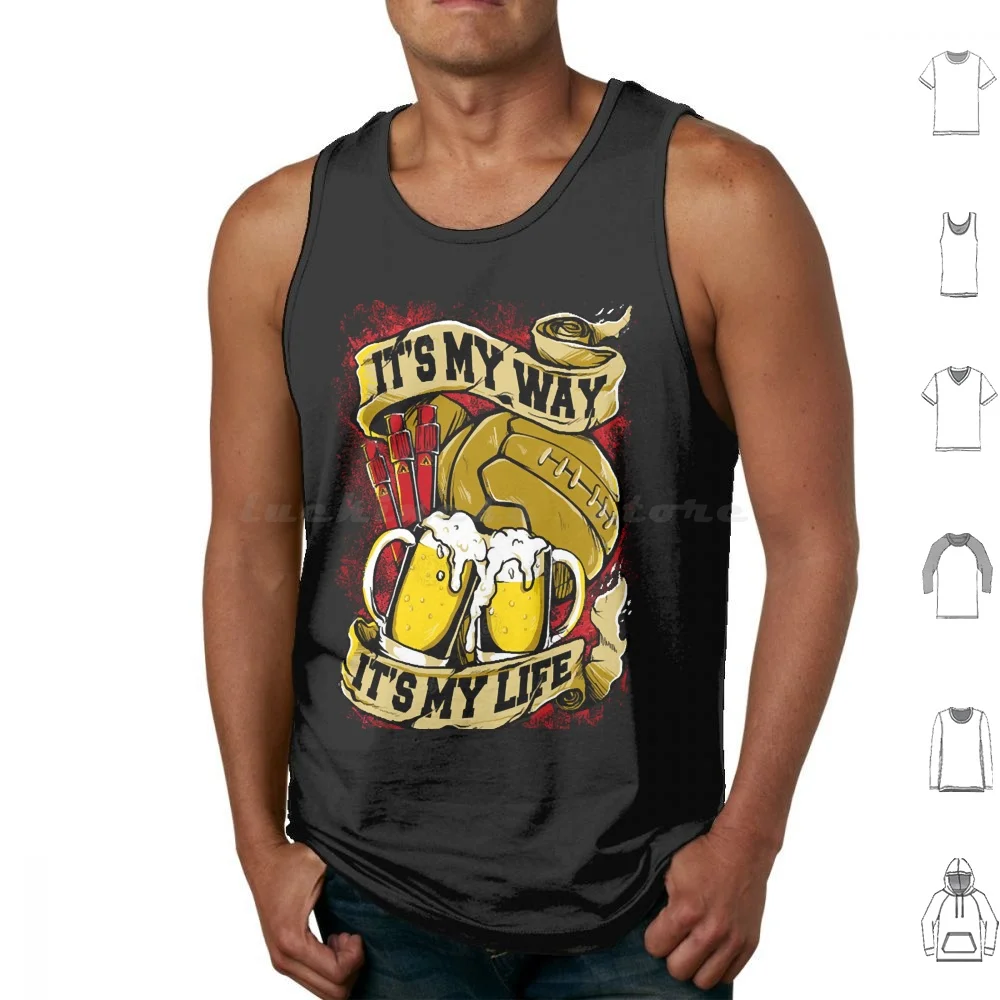 My Passion Tank Tops Print Cotton Football Adventure Badass Ball Cool Field Game Hobby Hooligan Light Match Soccer Sport