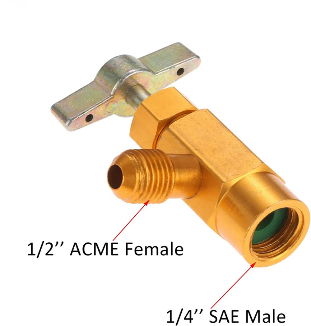 Freon R134A Auto Car Quick Coupler Connector Adapters Air Conditioning Refrigerant Adjustable Low Pressure AC Gauge