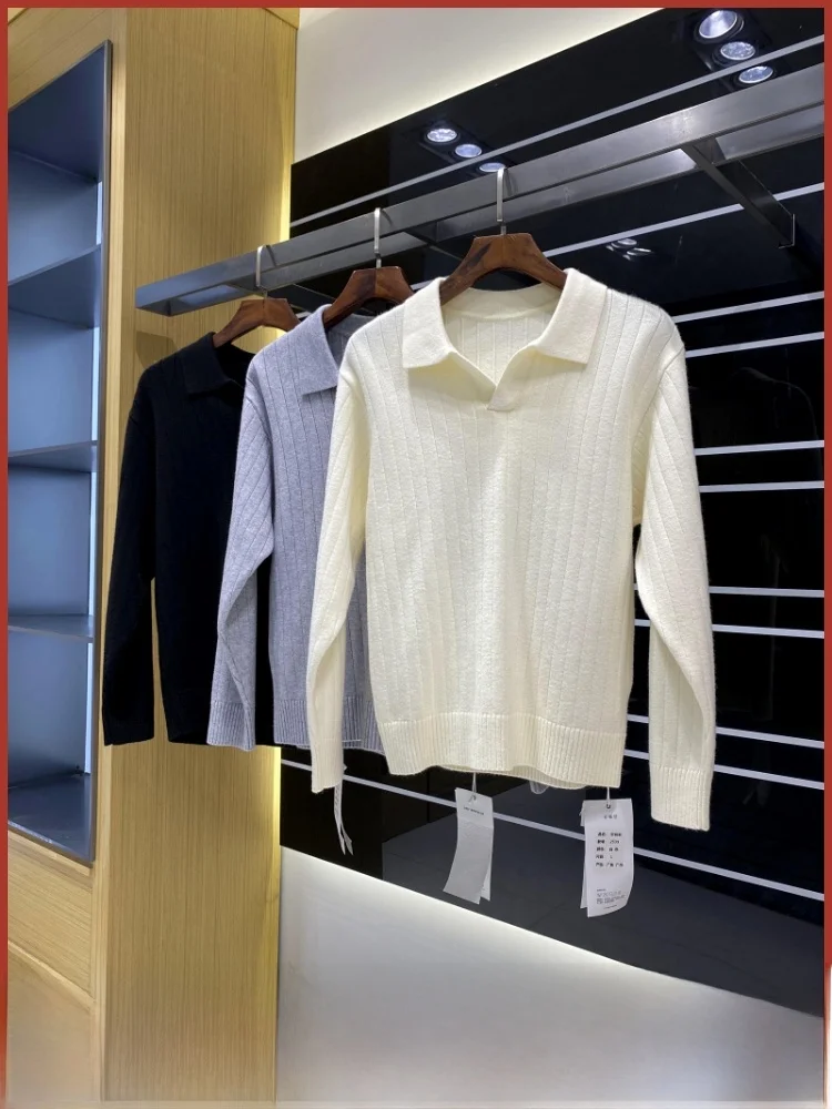 

Итальянский вязаный свитер Sle Lazy Ne, мужской осенний длинный свек, мягкий Faion Ci, повседневный, теплый, дышащий