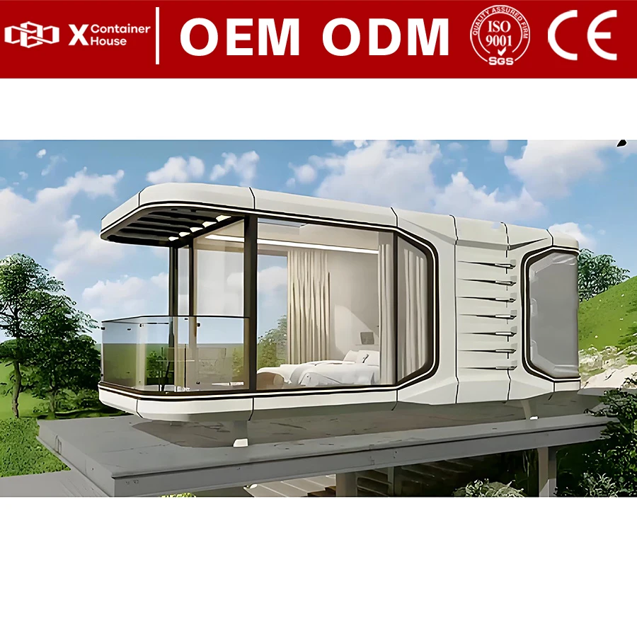 Homes Prefabricated House Housing Apple Capsule House Waterproof Tiny Home Prefabricated Luxury Houses Capsules to Live Fashion