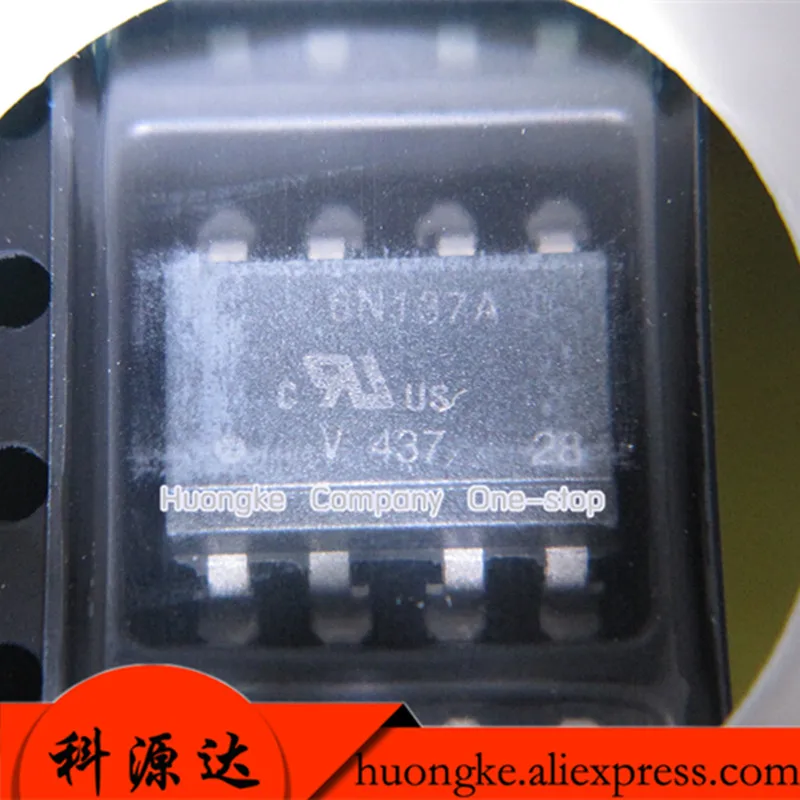 10PCS/LOT 6N137A-X007T 6N137A SOP8 IN STOCK