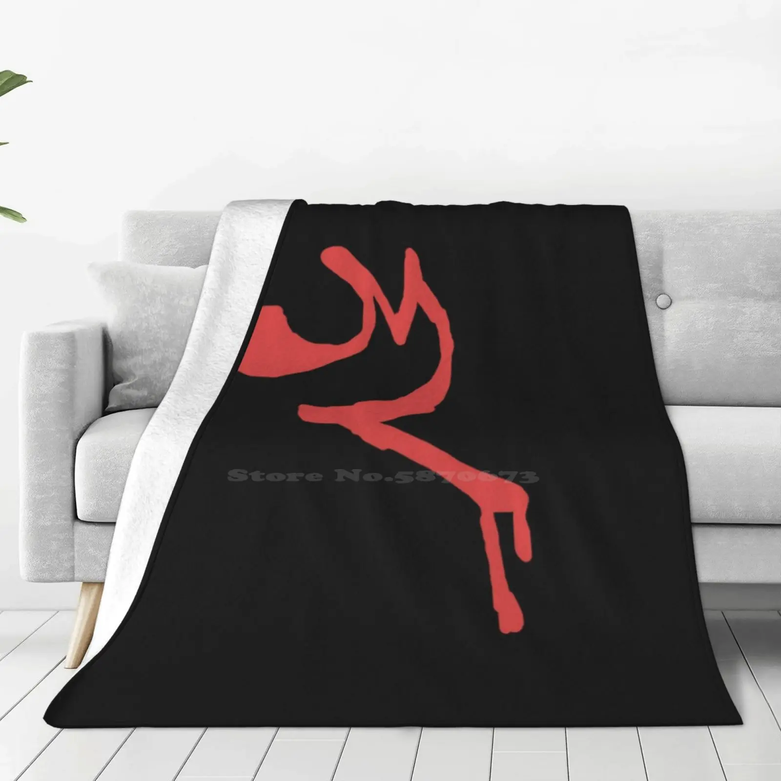 Red Leader Insignia Soft Warm Throw Blanket Ew Tord Tord Larsson Eddsworld Tord Eddsworld Red Leader Ew Red Leader Ew Paul