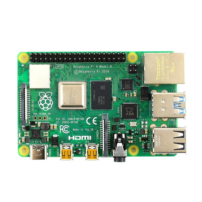 

Pi4B Raspberry Pi 4B Official4GenerationBType Development Board BluetoothwifiKit