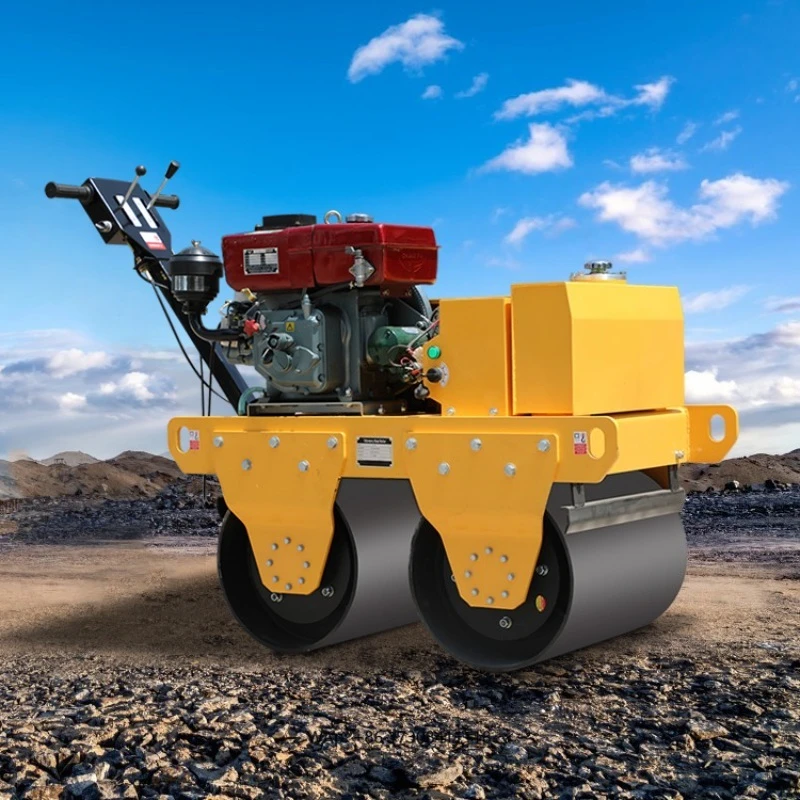 Double Drum Walk Behind Roller Manual Soil Compactor (FYL-S600)