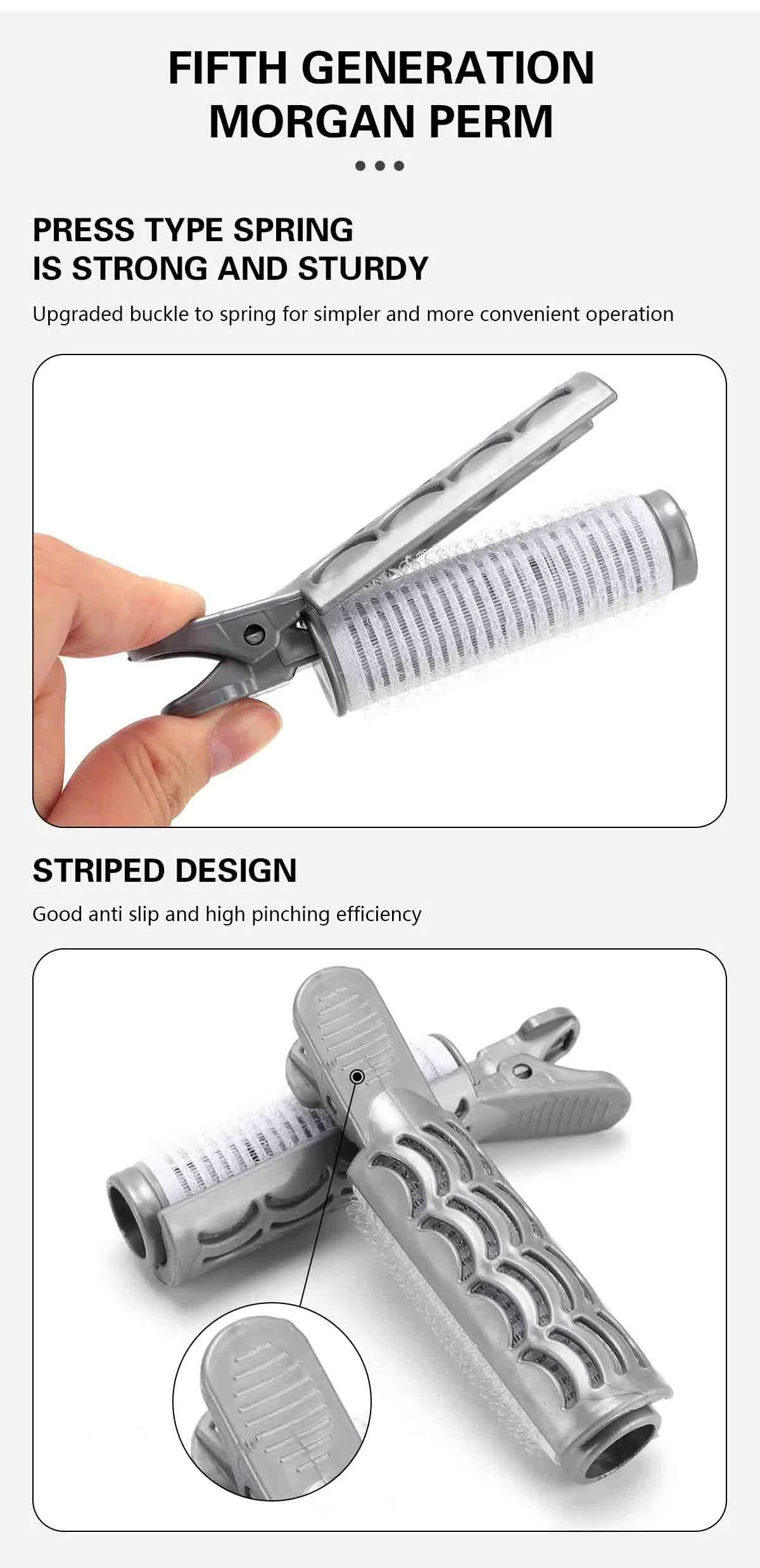 20/14Pcs Barbershop Salon Nylon Haken Schleife Lockenwickler Set Haar Wurzel Dauerwelle Stangen Bars Lockenwickler für Frauen lange Kurze Haare Dauerwelle Werkzeug – Detail 6