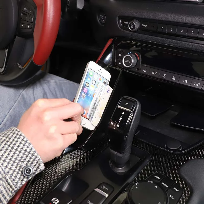 

For 2019-2025 Toyota GR Supra A90 ABS Car Central Console Gear Shift Side Storage Box Organizer Tray Car Accessories