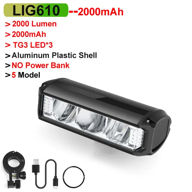 Newboler Fiets Licht Voor 10000Mah Fiets Licht 6000Lumen Waterdichte Zaklamp Usb Opladen Mtb Road Fietsen Lamp Accessoires