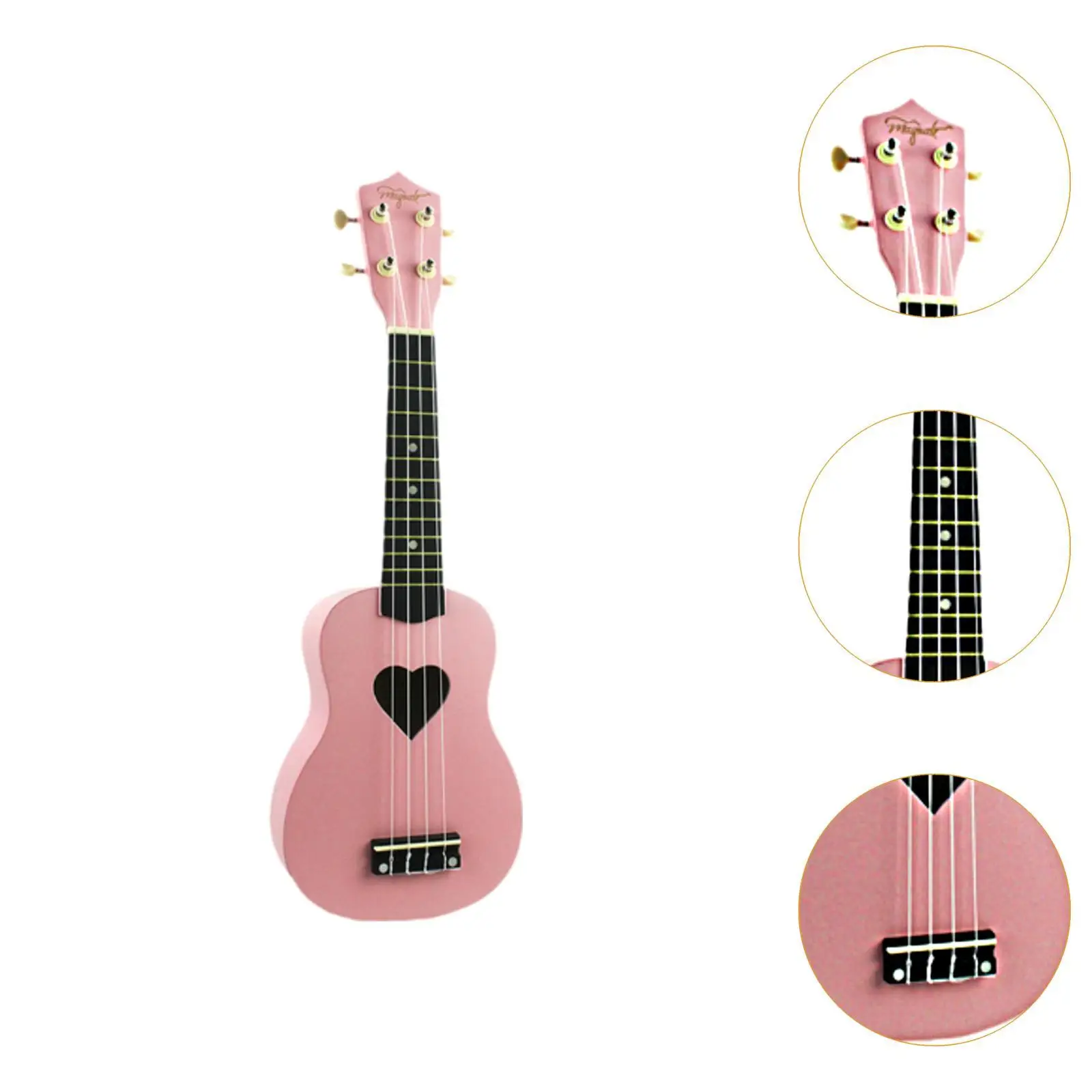 ของเล่นเด็กกีตาร์เพลงของเล่นสีชมพูง่ายและสนุกขนาดเล็ก Ukulele ของเล่นเพื่อการศึกษาสําหรับชายหญิงเพลงศิลปะของเล่นก่อนวัยเรียน