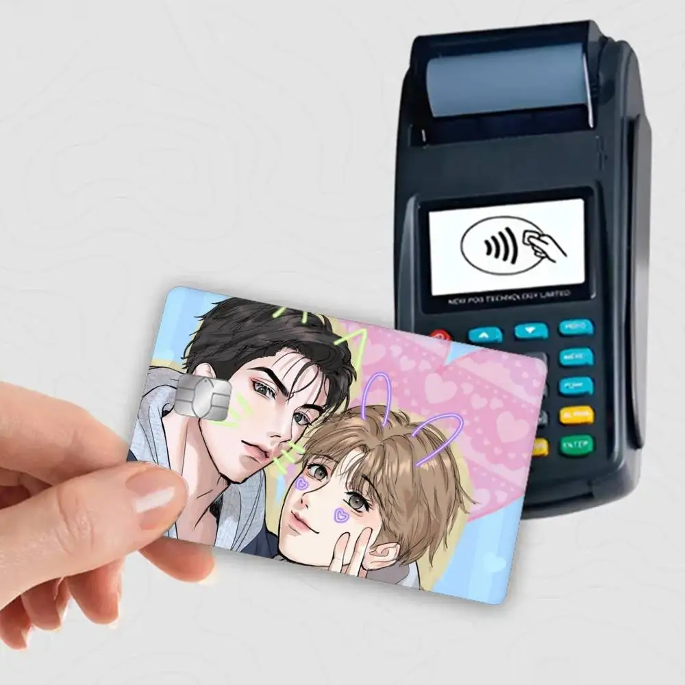 Manhwa Jinx Joo Jaekyung Kim Dan Waterproof Film Skin Cover Credit Card Stickers Debit Front Bank Bus Pass