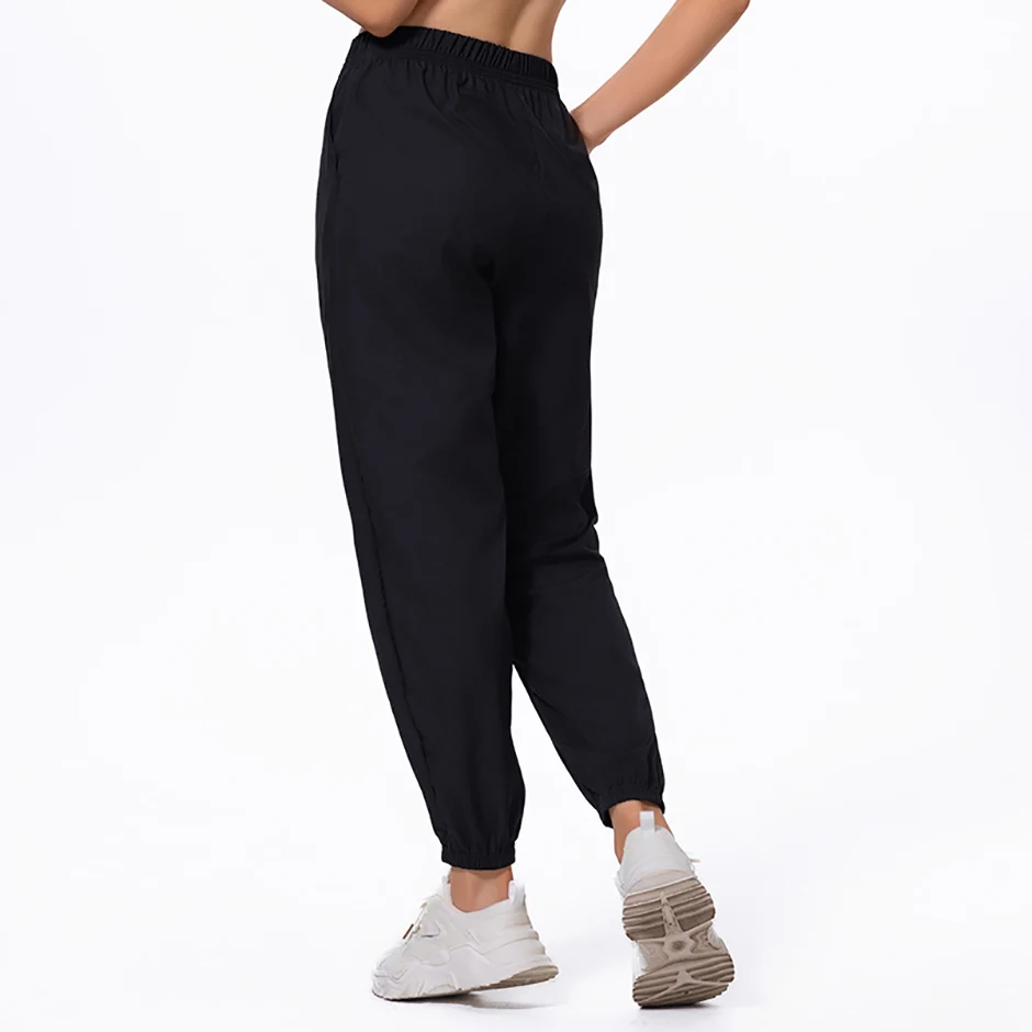 Damenhosen, Frühling und Sommer, schnell trocknende, atmungsaktive Sport-, Lauf- und Freizeithosen, einfarbige Leggings, einfach und vielseitig – Detail 8