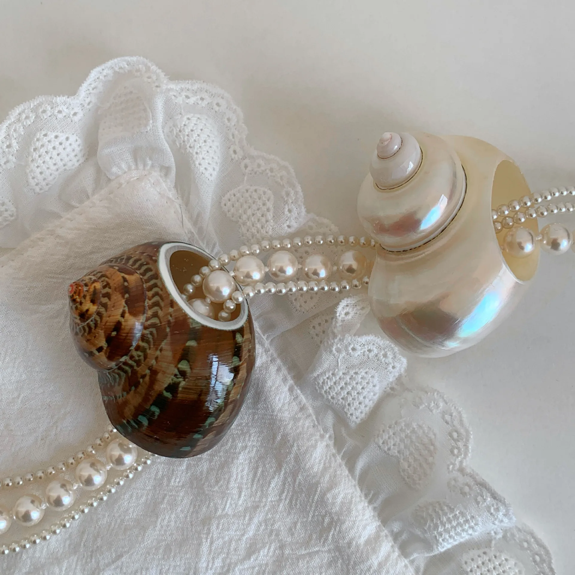 Handmade Reusable Shell Napkin Ring Natural Conch Luxury Beach Napkin Buckle Dinner Tablecloth Accessories for Weddings Parties