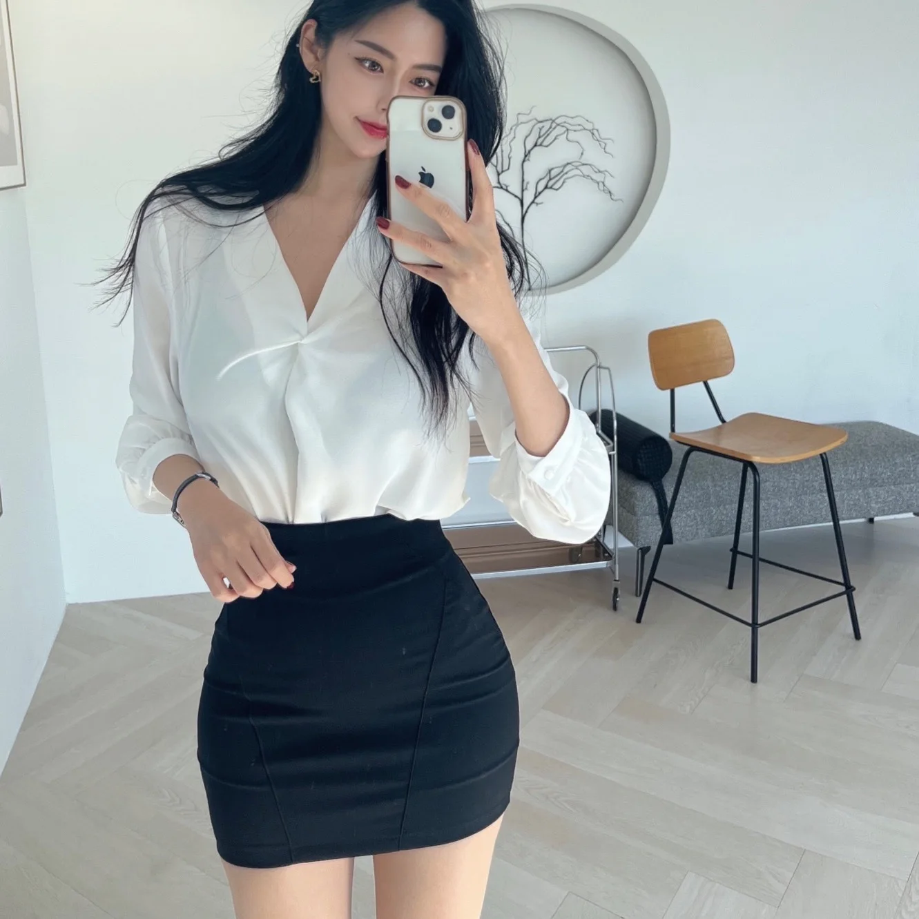 Hoge Taille Sexy Afslanken ort Rok Dongda Gate Nieuwe Sle Eenvoudige Hip ing Elastische vrouwen Rok Verleidelijke Pendelen Sle