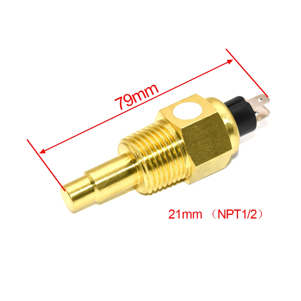 Sensor de temperatura da água sem fio universal para carro, HD, alarme, 14mm, 17mm, 21mm, 120 graus