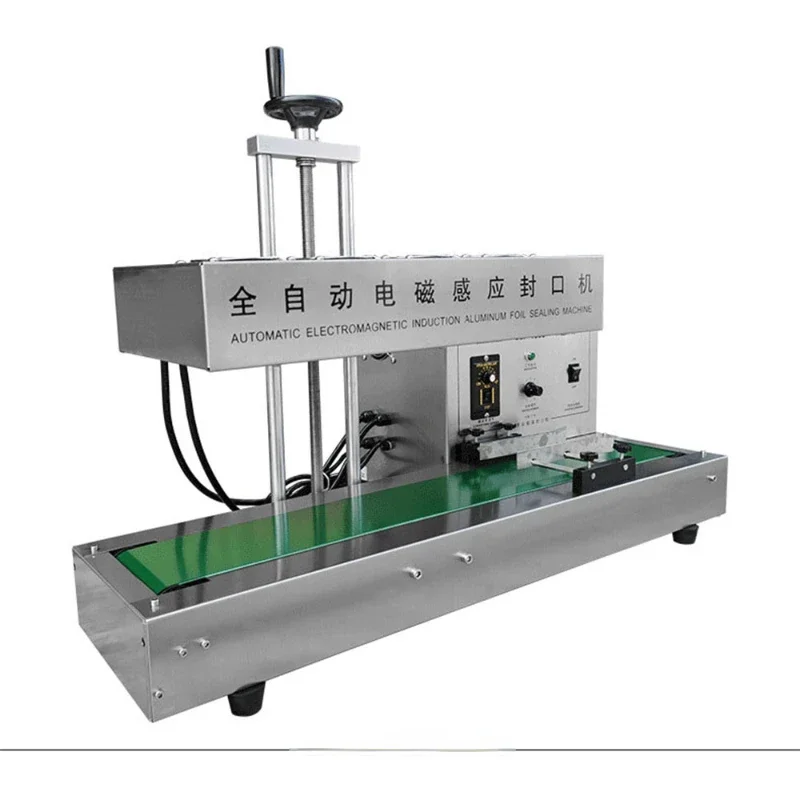 

Aluminum Foil Sealer Automatic Continuous Electromagnetic Plastic Glass Bottle Cap Sealing Machine Induction Packing Machine