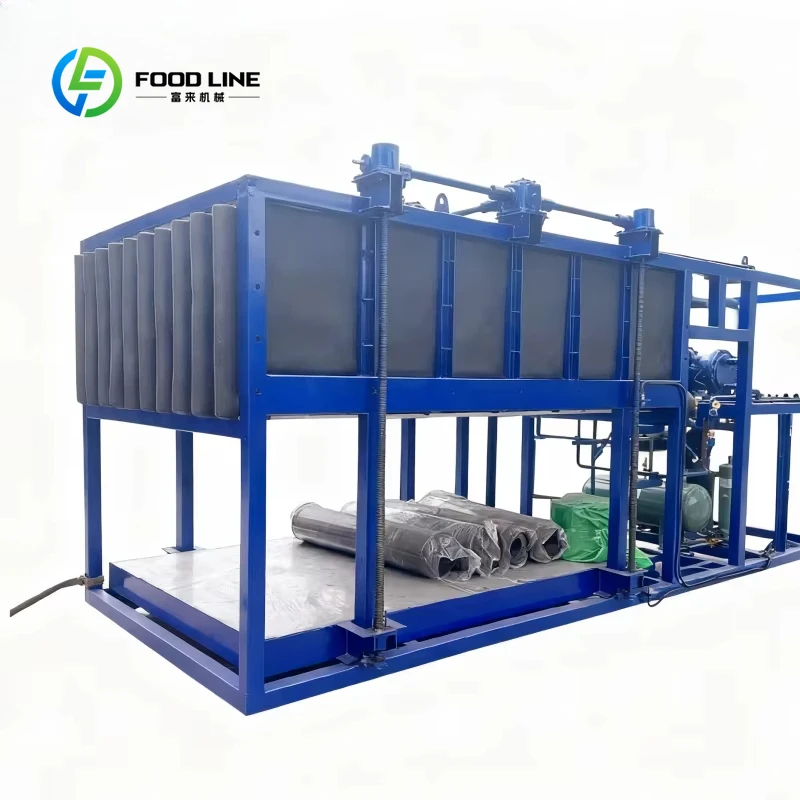 High Quality Industrial Inverter Ice Block Machine with Motor Core 220V/380V Low Power Consumption Automatic Features Customized