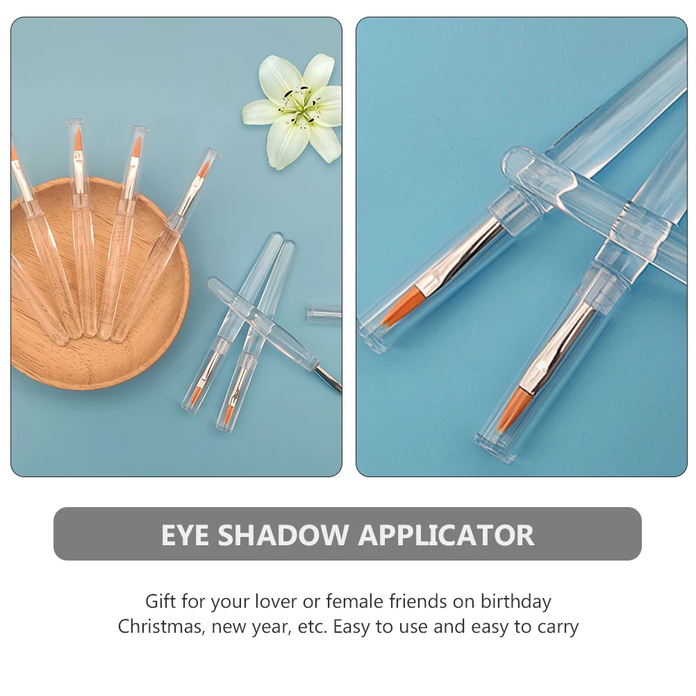 20 pçs fibra sintética bálsamo labial batom escova aplicador ferramenta de maquiagem para lábios escova labial aplicador de batom